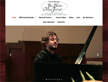 Tablet Screenshot of barharbormusicfestival.org